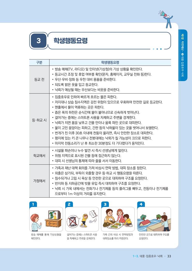 충청북도교육청 체육건강안전과_학교현장 재난유형별 교육훈련 매뉴얼(태풍집중호우낙뢰)-복사_2